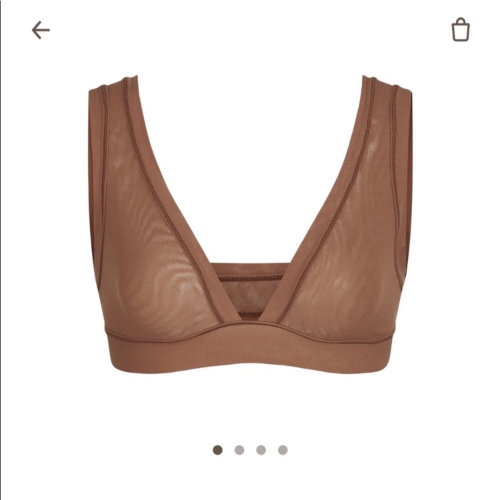 NWT Skims Summer Mesh Triangle Bralette 2X